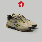 reebok zig kinetica biege green