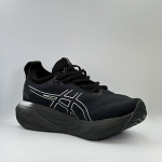 asics gel nimbus full black blue